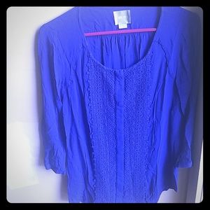 Blue Maeve Blouse